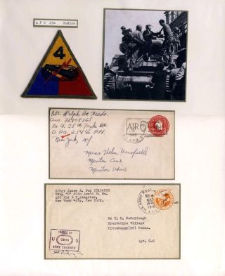 POSTÄMER DER US ARMY IN DER TSCHECHOSLOWAKEI 1945 – Blatt 26