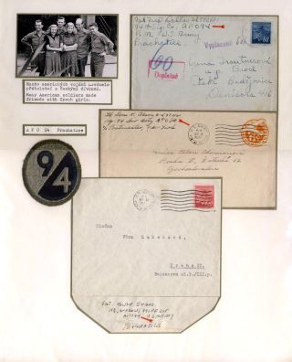 POSTÄMER DER US ARMY IN DER TSCHECHOSLOWAKEI 1945 – Blatt 29