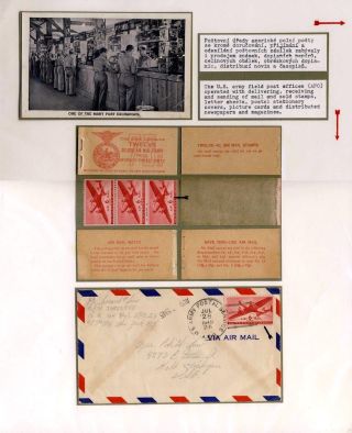 POSTÄMER DER US ARMY IN DER TSCHECHOSLOWAKEI 1945 – Blatt 44