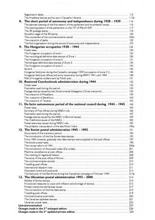 CARPATHO UKRAINE - POSTAL HISTORY AND STAMPS 1786-2000 – sheet 10