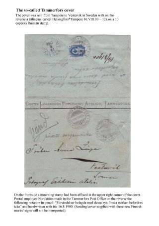 DIE FINNISCHE TRAUERMARKE – Blatt 13
