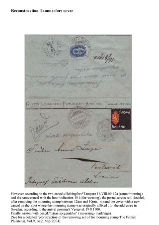DIE FINNISCHE TRAUERMARKE – Blatt 14