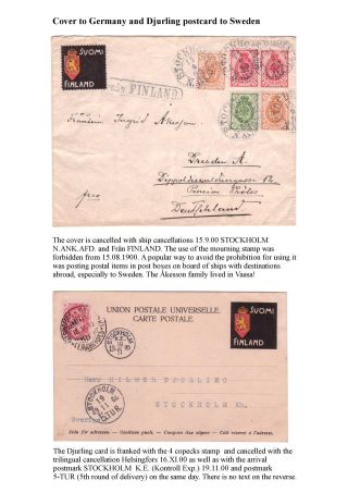 DIE FINNISCHE TRAUERMARKE – Blatt 15