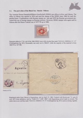 POŠTOVNÍ HISTORIE ČERNÉHO MOŘE DO ROKU 1918 – list 8