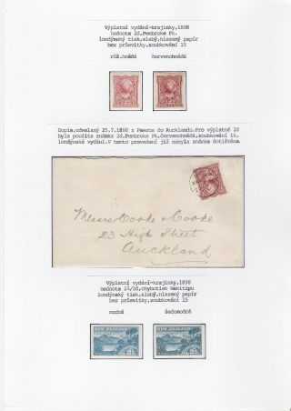 NEW ZEALAND - REGULAR STAMPS ISSUES 1898-1935 – sheet 3