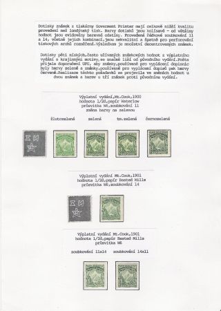 NEW ZEALAND - REGULAR STAMPS ISSUES 1898-1935 – sheet 6