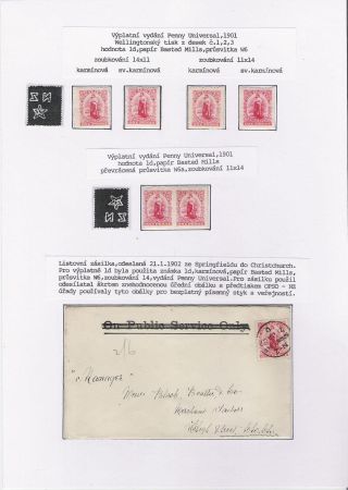 NEW ZEALAND - REGULAR STAMPS ISSUES 1898-1935 – sheet 16