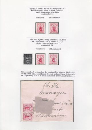 NEW ZEALAND - REGULAR STAMPS ISSUES 1898-1935 – sheet 18