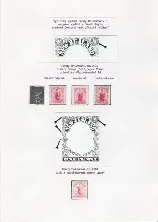 NEW ZEALAND - REGULAR STAMPS ISSUES 1898-1935 – sheet 20