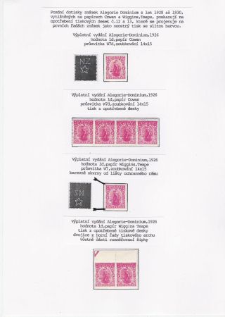 NEW ZEALAND - REGULAR STAMPS ISSUES 1898-1935 – sheet 30