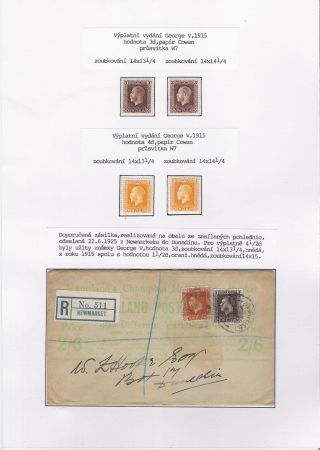 NEW ZEALAND - REGULAR STAMPS ISSUES 1898-1935 – sheet 35