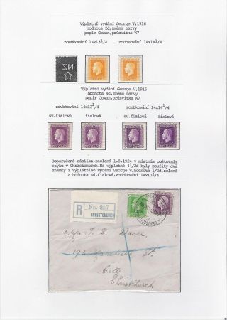 NEW ZEALAND - REGULAR STAMPS ISSUES 1898-1935 – sheet 40