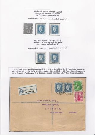 NEW ZEALAND - REGULAR STAMPS ISSUES 1898-1935 – sheet 42
