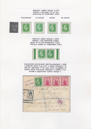 NEW ZEALAND - REGULAR STAMPS ISSUES 1898-1935 – sheet 45