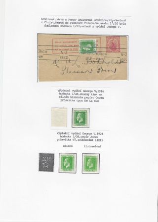 NEW ZEALAND - REGULAR STAMPS ISSUES 1898-1935 – sheet 46