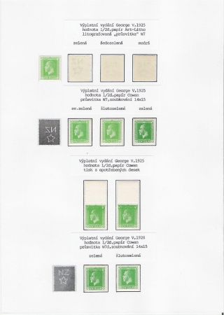 NEW ZEALAND - REGULAR STAMPS ISSUES 1898-1935 – sheet 47