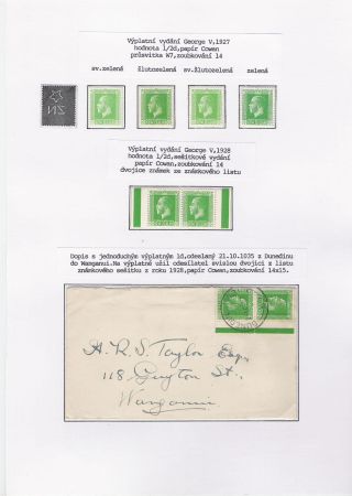 NEW ZEALAND - REGULAR STAMPS ISSUES 1898-1935 – sheet 48