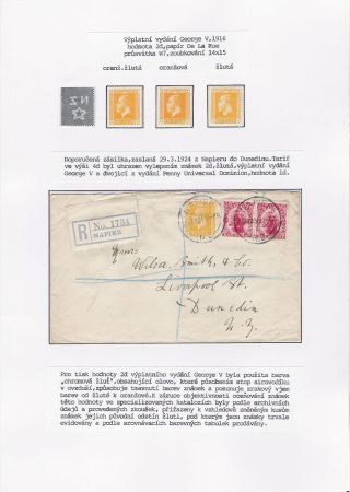 NEW ZEALAND - REGULAR STAMPS ISSUES 1898-1935 – sheet 54