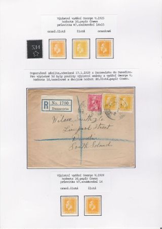 NEW ZEALAND - REGULAR STAMPS ISSUES 1898-1935 – sheet 56