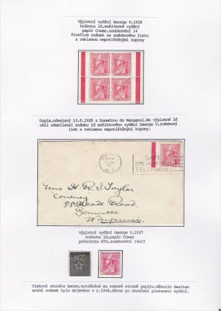 NEW ZEALAND - REGULAR STAMPS ISSUES 1898-1935 – sheet 61