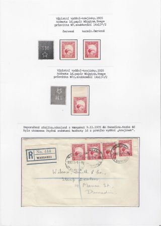 NEW ZEALAND - REGULAR STAMPS ISSUES 1898-1935 – sheet 65