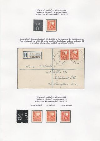 NEW ZEALAND - REGULAR STAMPS ISSUES 1898-1935 – sheet 70