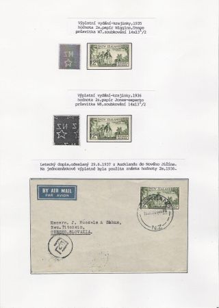 NEW ZEALAND - REGULAR STAMPS ISSUES 1898-1935 – sheet 99