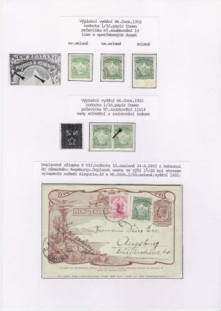 NEW ZEALAND - FREIMARKEN 1898-1935 – Blatt 8