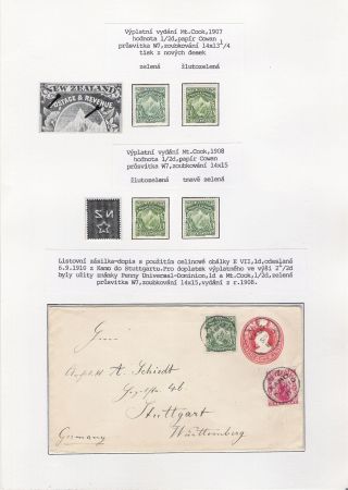 NEW ZEALAND - FREIMARKEN 1898-1935 – Blatt 9