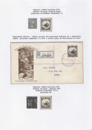 NEW ZEALAND - REGULAR STAMPS ISSUES 1898-1935 – sheet 87