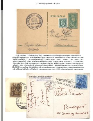 POSTAL HISTORY OF HUNGARY 1938 - USAGE OF NUMERAL POSTMARKS – sheet 2