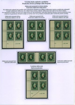 SLOVENSKO 1939: VÝPLATNÍ ZNÁMKY S PORTRÉTEM ANDREJE HLINKY – list 23