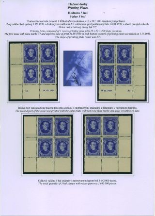 SLOVENSKO 1939: VÝPLATNÍ ZNÁMKY S PORTRÉTEM ANDREJE HLINKY – list 36