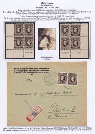 SLOVENSKO 1939: VÝPLATNÍ ZNÁMKY S PORTRÉTEM ANDREJE HLINKY – list 73