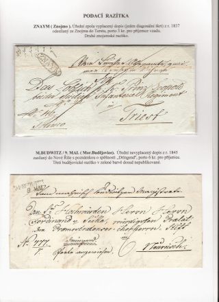 DIE GESCHICHTE DER POST IN SÜDWESTMÄHREN 1664-1918 – Blatt 15