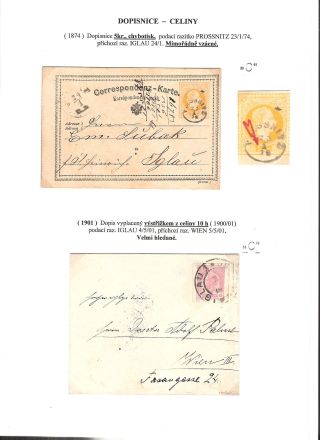 POŠTOVNÍ HISTORIE JIHOZÁPADNÍ MORAVY 1664-1918 – list 71