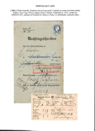 POŠTOVNÍ HISTORIE JIHOZÁPADNÍ MORAVY 1664-1918 – list 76
