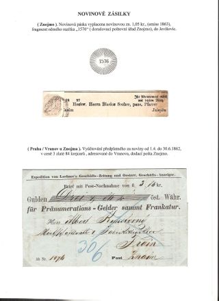 POŠTOVNÍ HISTORIE JIHOZÁPADNÍ MORAVY 1664-1918 – list 77