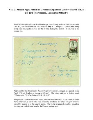 ZEK - THE SOVIET SLAVE-LABOR EMPIRE AND ITS SUCCESSORS, 1917-2000 – sheet 123