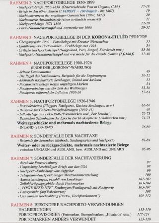 PORTOBELEGE UND PORTOSYSTEME IN UNGARISCHEN BEZIEHUNGEN – Blatt 2