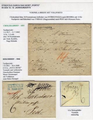 PORTOBELEGE UND PORTOSYSTEME IN UNGARISCHEN BEZIEHUNGEN – Blatt 4