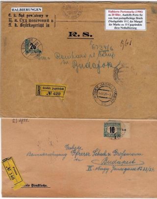 LETTERS WITH POSTADE DUE AND ITS REGULATIONS IN HUNGARY – sheet 113