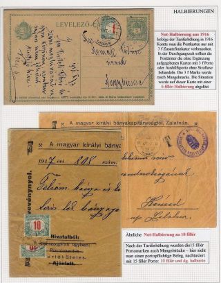 LETTERS WITH POSTADE DUE AND ITS REGULATIONS IN HUNGARY – sheet 114
