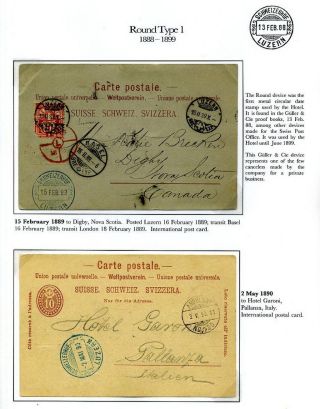 H0TEL SCHWEIZERHOF, LUZERN, SWITZERLAND - POSTAL SERVICE AT A FIVE STAR HOTEL 1872-1950 – sheet 4