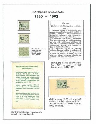 FINNISH ALCOHOL CERTIFICATES AND REVENUE STAMPS 1944-1970 – sheet 13