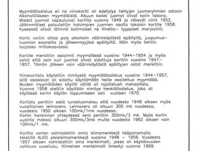FINNISH ALCOHOL CERTIFICATES AND REVENUE STAMPS 1944-1970