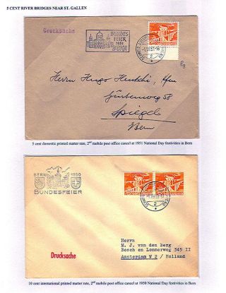 SCHWEIZ 1949: TECHNIK UND LANDSCHAFTEN – Blatt 10