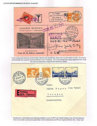 SCHWEIZ 1949: TECHNIK UND LANDSCHAFTEN – Blatt 12