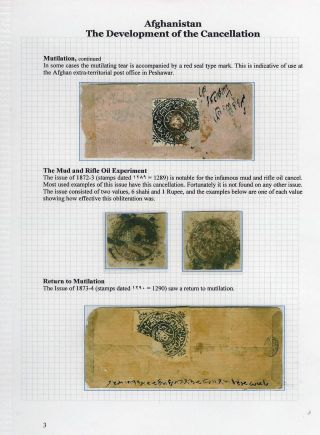AFGHÁNISTÁN - VÝVOJ RAZÍTKOVÁNÍ – list 3