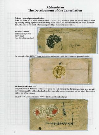 AFGHÁNISTÁN - VÝVOJ RAZÍTKOVÁNÍ – list 5